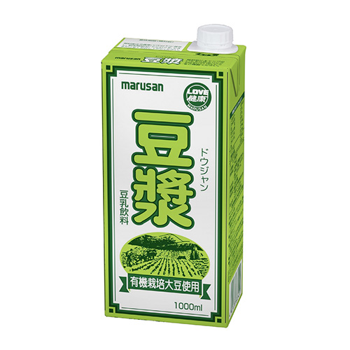 【マルサン】有機栽培 豆乳「豆漿 (とうじゃん)」  1L