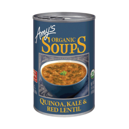 【Amy's】 キヌア・ケール・レンズ豆のスープ