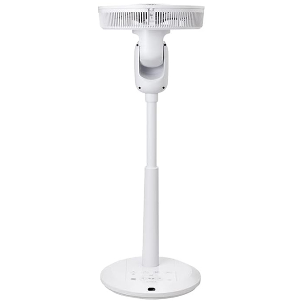 ZENKEN DC FAN 2 マイナスイオン機能 サーキュレーター DCモーター 扇風機 上下左右首振り 風量9段階リモコン付 静音 8枚羽 デュアルモード