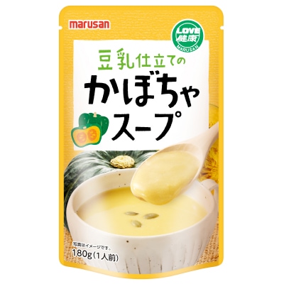 【マルサンアイ】豆乳仕立てのかぼちゃスープ180g