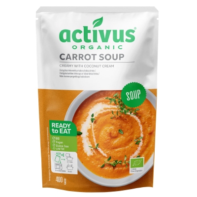 【むそう】activusオーガニックキャロットスープ400g