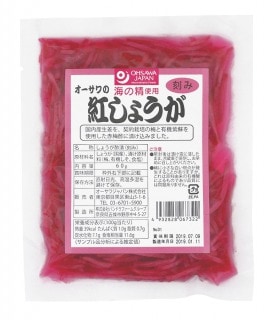 【オーサワ】オーサワの紅しょうが(刻み)60g【店舗取扱】