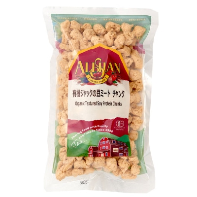 【アリサン】有機ジャックの豆ミートチャンク100g【店舗取扱】