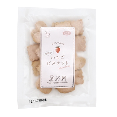 【G&LP】フェリシエッタマードレ 米粉のいちごビスケット35g