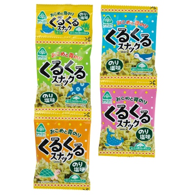 【サンコー】くるくるスナックのり塩10g×4