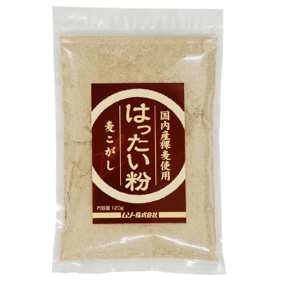 【ムソー】国内産裸麦使用・はったい粉120g