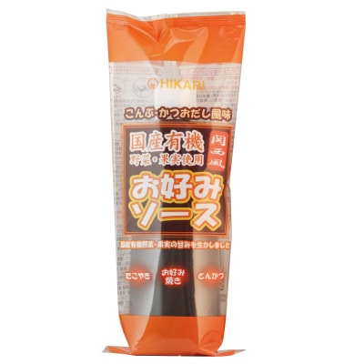 【ヒカリ】お好みソース関西風・チューブ300g