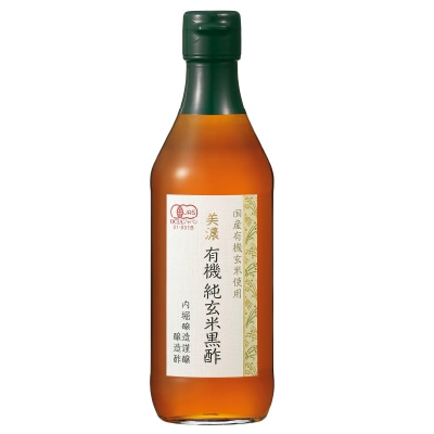 【内堀】美濃有機玄米黒酢360ml