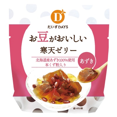 【だいずデイズ】お豆がおいしい寒天ゼリーあずき110g