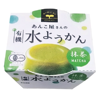 【遠藤製餡】有機水ようかん・抹茶100g