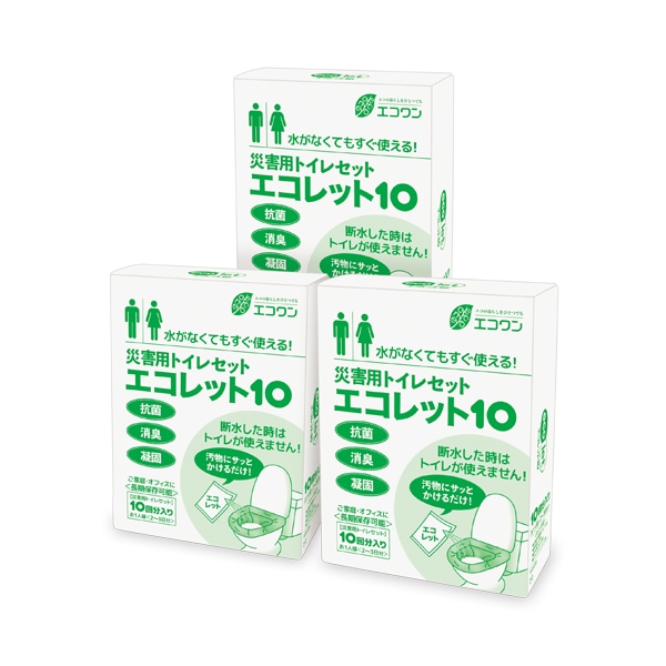 災害用トイレセット エコワン エコレット 30（30回分）