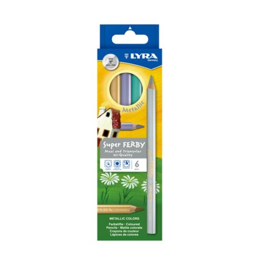 【LYRA】 スーパーファルビー ラッカードメタリック 6色セット 6色入り