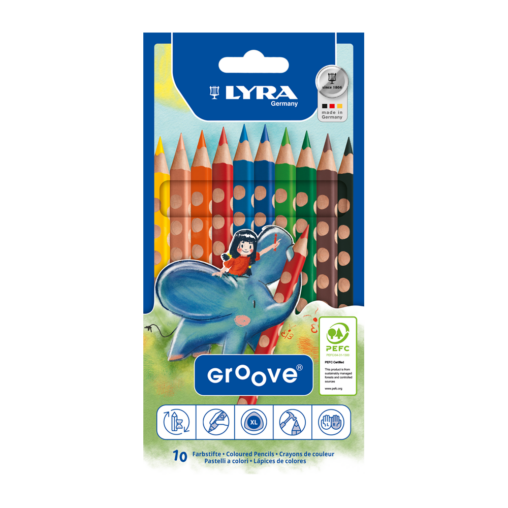 【LYRA】 グルーヴ 10色セット 10本入り