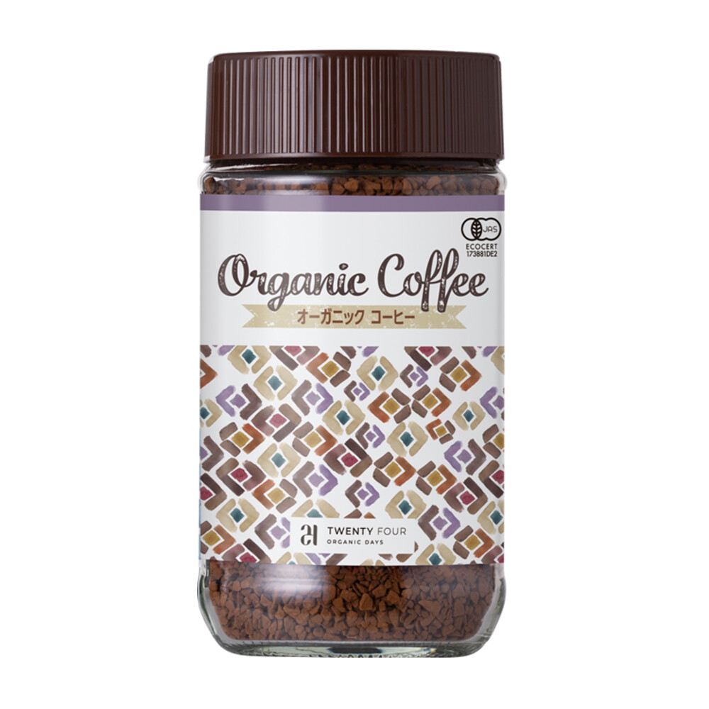 【24 ORGANIC DAYS】 オーガニック インスタントコーヒー 100g