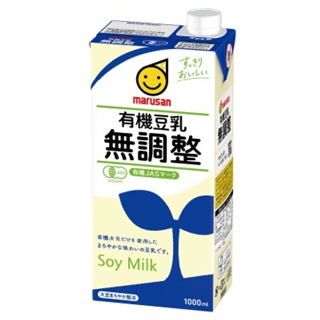 有機豆乳・無調整1000ml