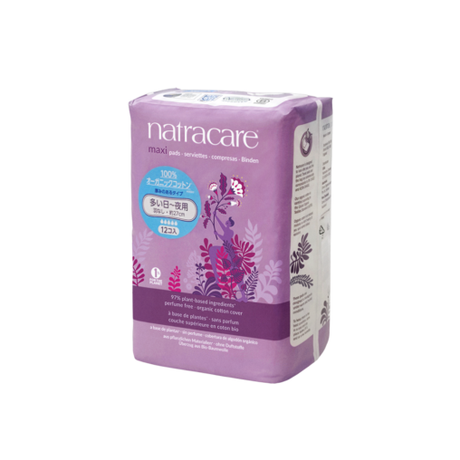 【natracare】 マキシパッド スーパー 12個入