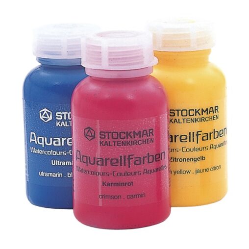 【STOCKMAR】 水彩絵の具 単色250ml 250ml(19コバルトブルー)