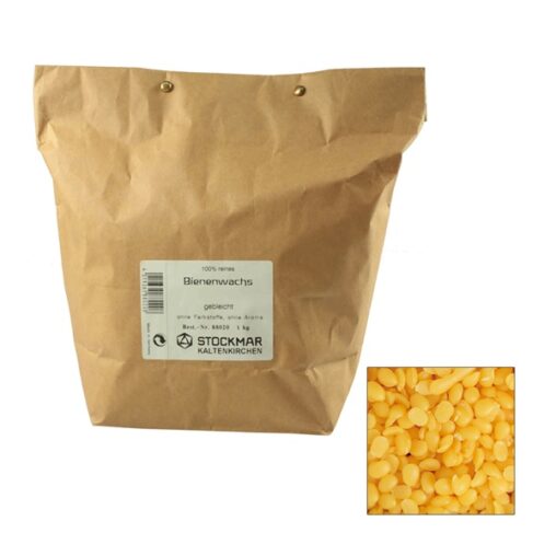 【STOCKMAR】 蜜ろうチップ ナチュラル1ｋｇ 1kg