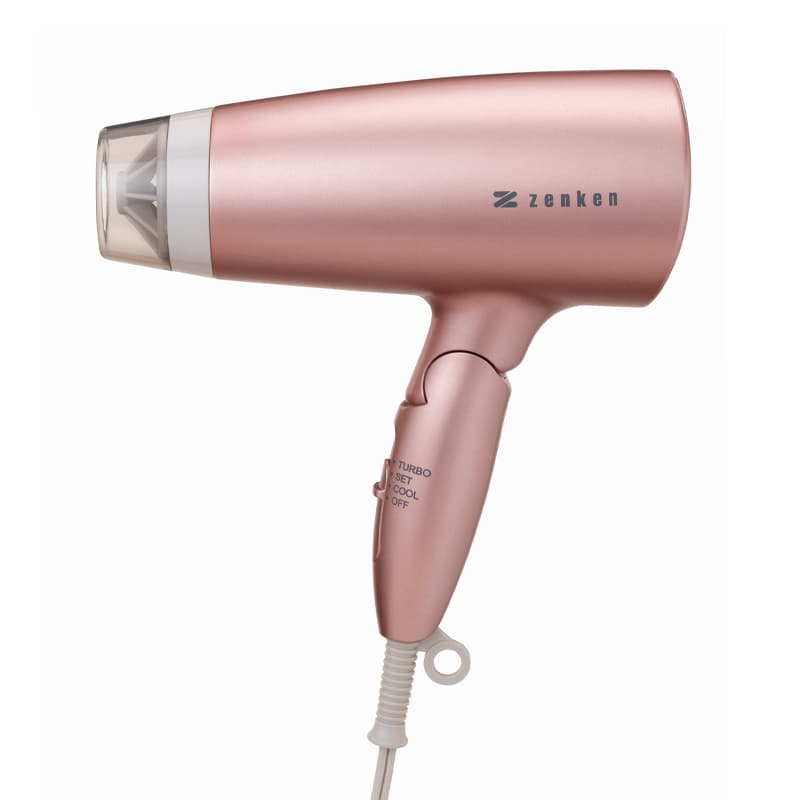 ゼンケン 電磁波低減 ヘアケアドライヤー ZD-750W（パールホワイト）
