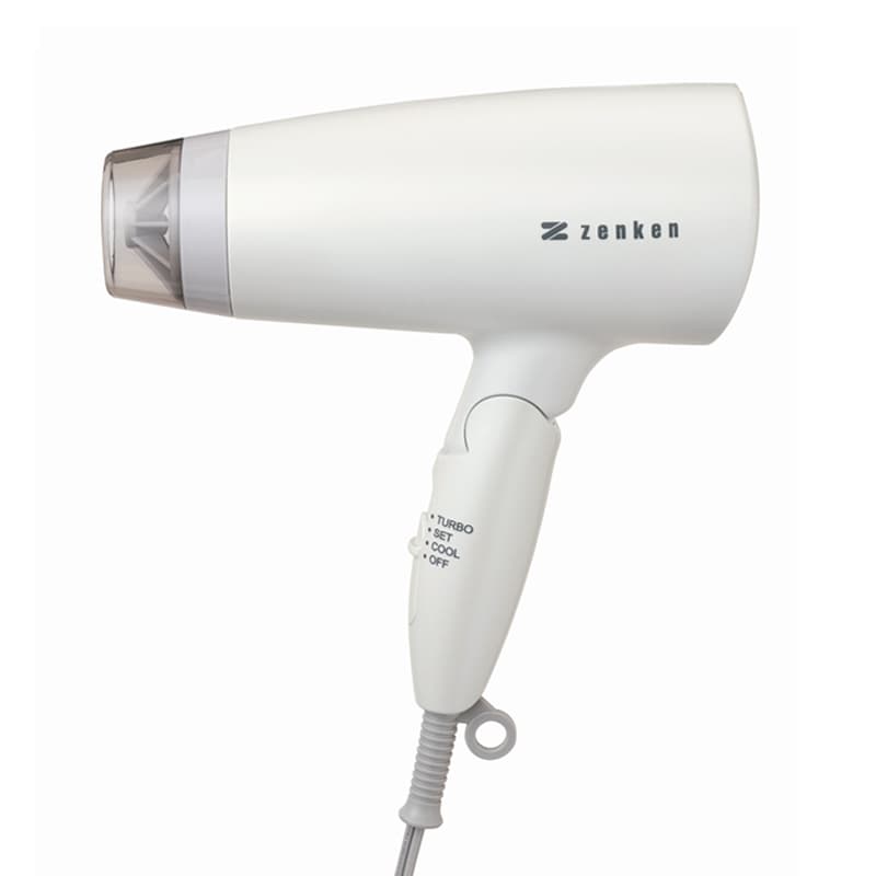 ゼンケン 電磁波低減 ヘアケアドライヤー ZD-750W（パールホワイト）