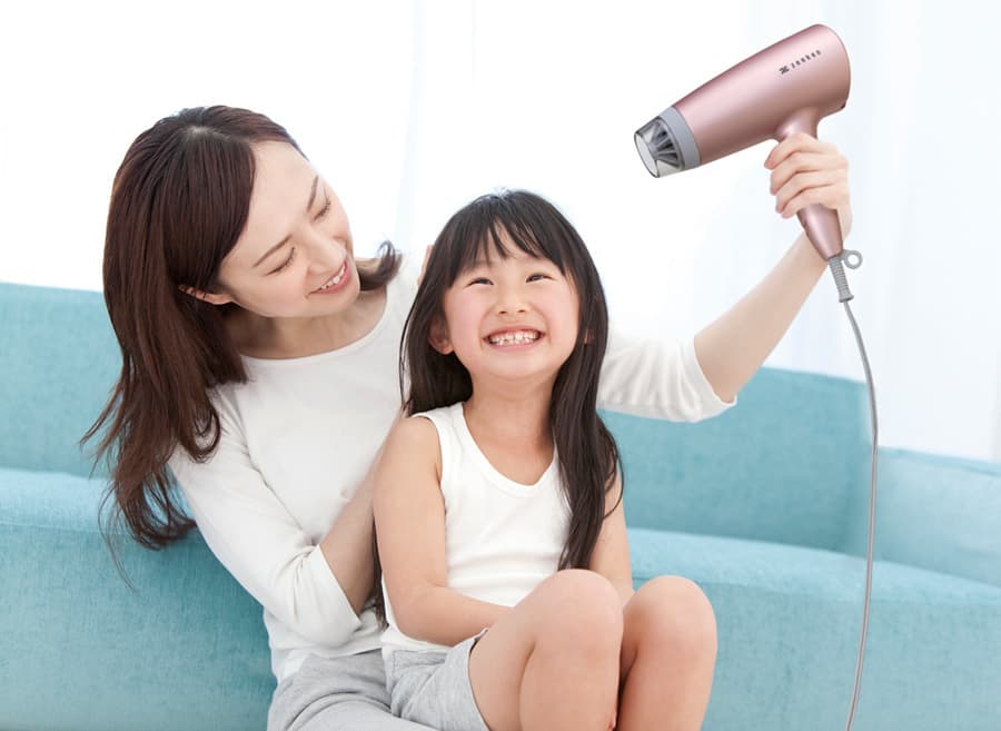ゼンケン 電磁波低減 ヘアケアドライヤー ZD-750W（パールホワイト）