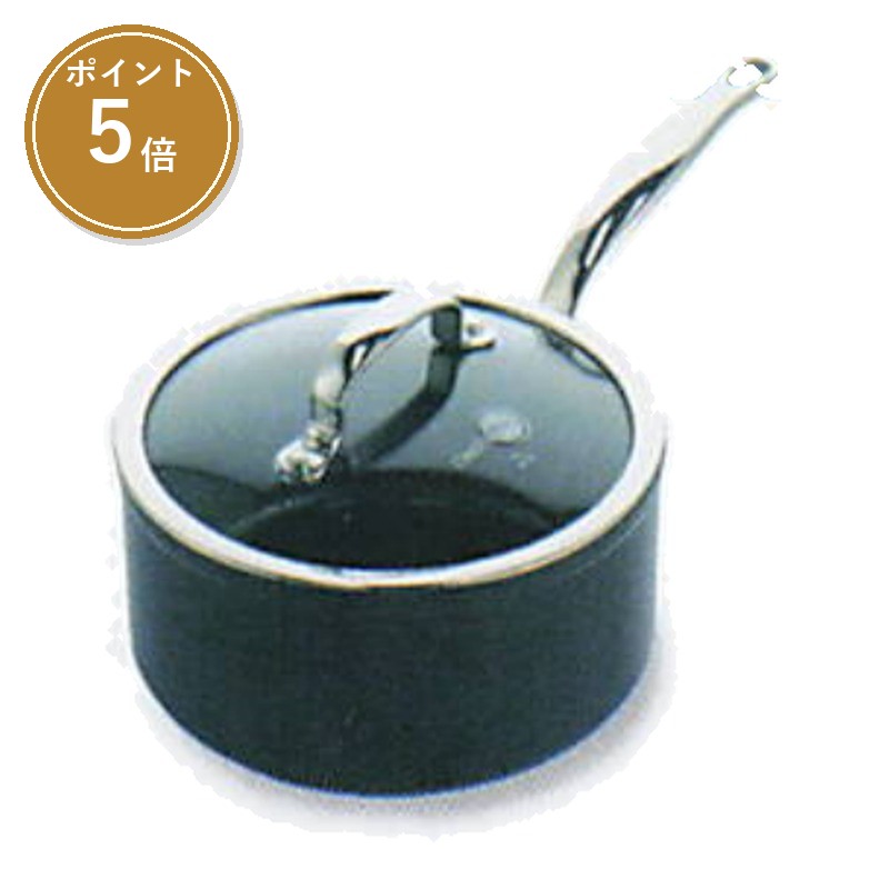 【グリーンパン GREENPAN】バルセロナプロ ソースパン 18cm(ガラス蓋付)