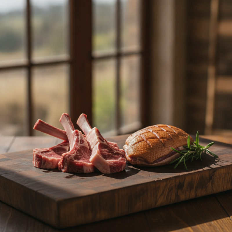 オーストラリア産ラム肉・鴨肉