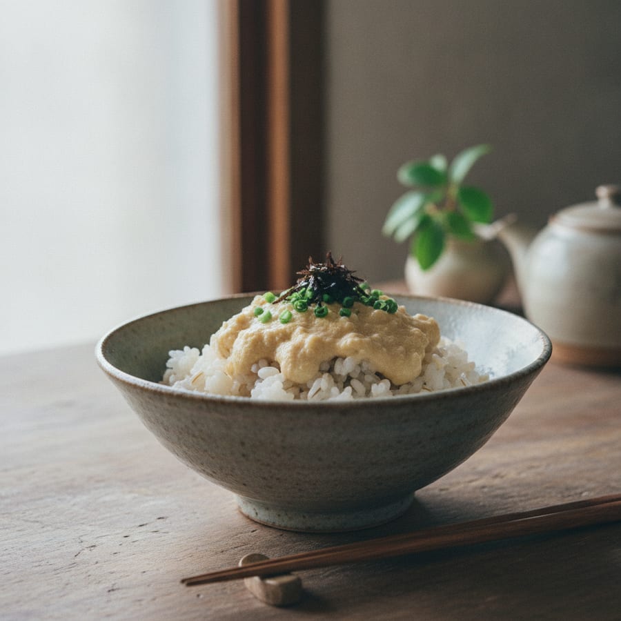 押麦で、10分の麦とろご飯
