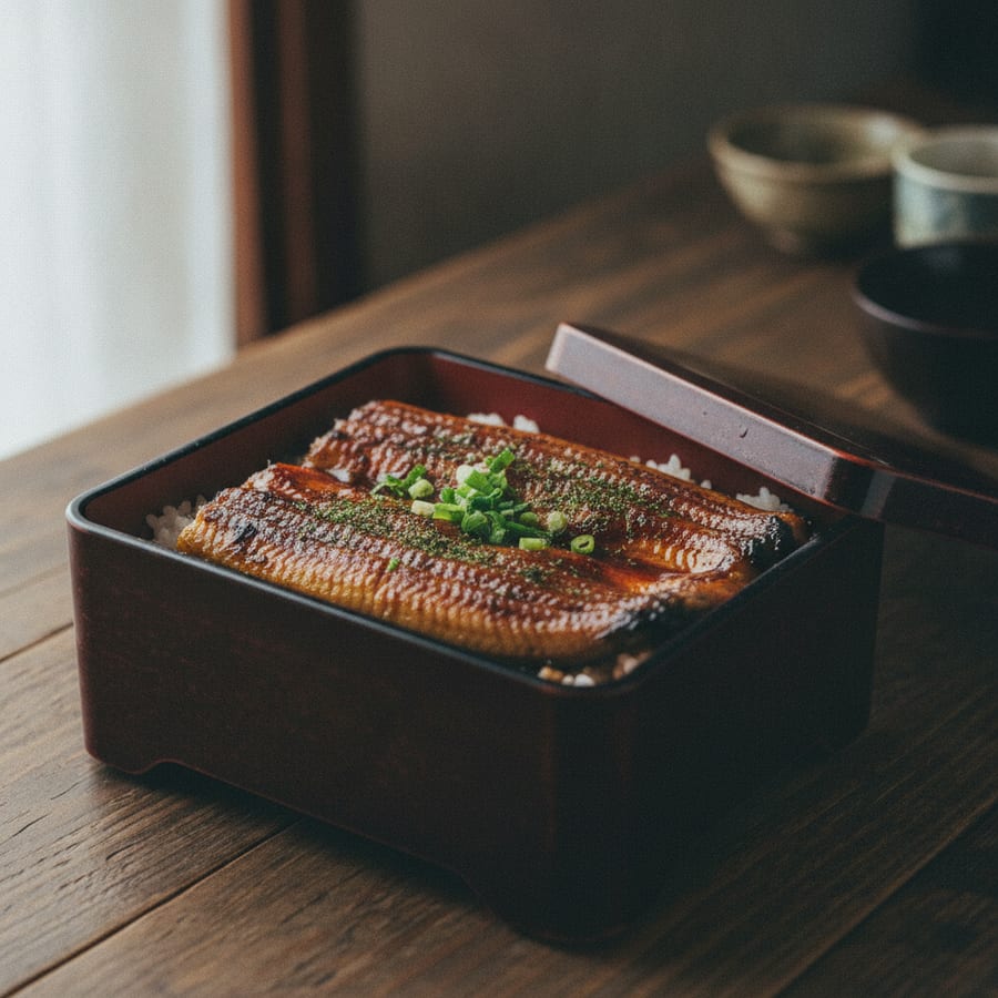 静岡産無添加国産うなぎ長焼きで、5分のうな重