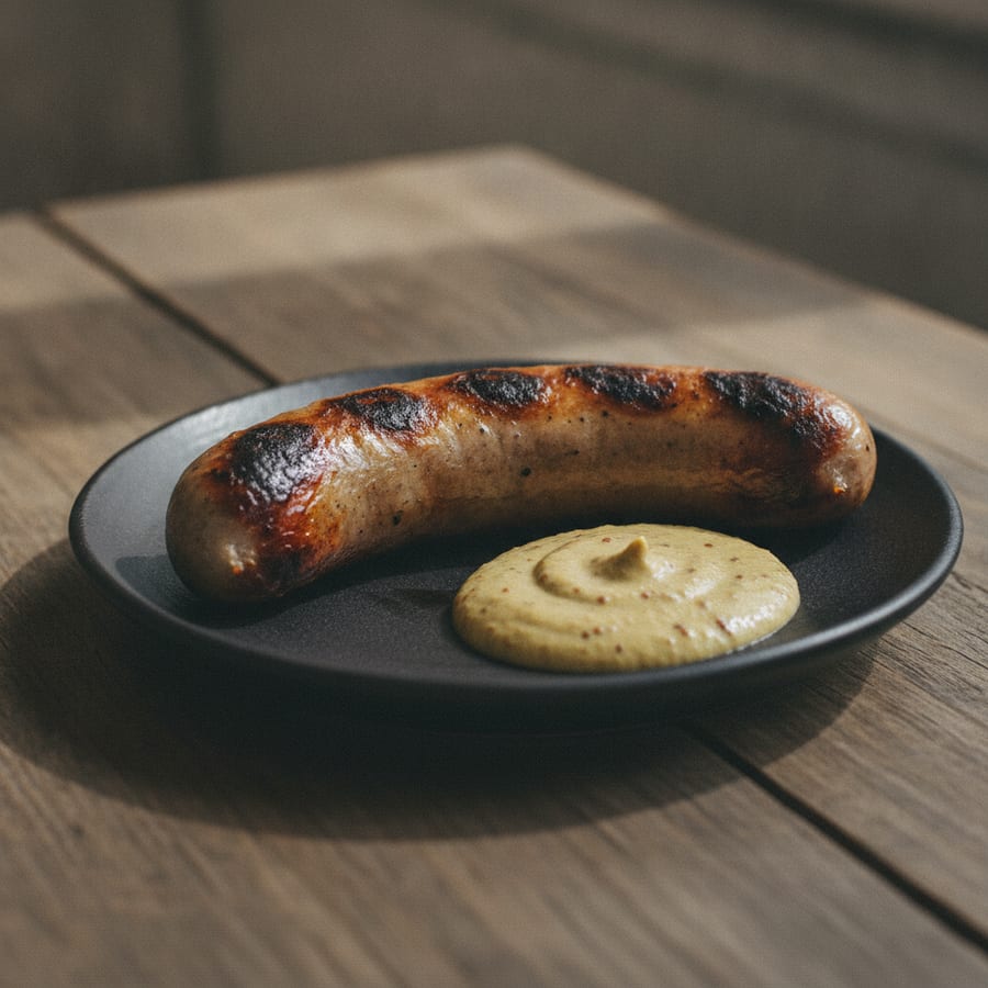 GOBAR太ブルストで、5分の焼きソーセージ