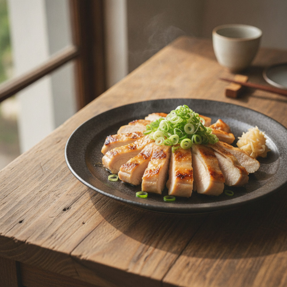 塩こうじで、10分の鶏むね肉しっとり焼き
