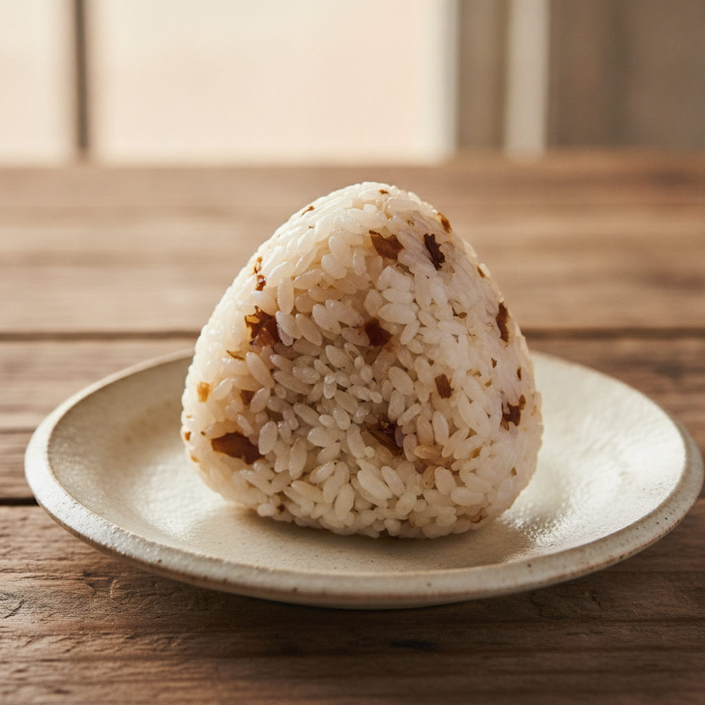 かつお節で、3分のおかかおにぎり