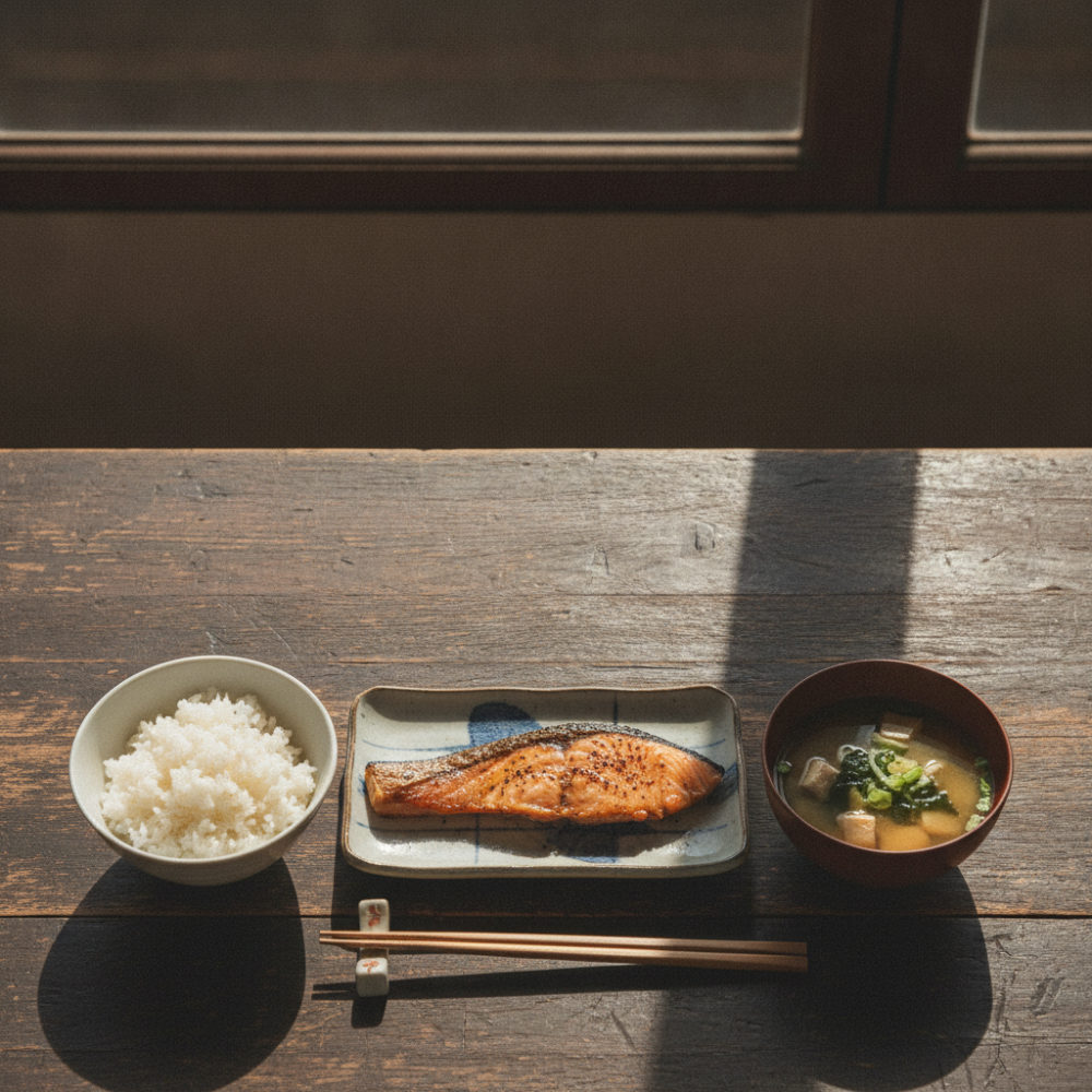 10分の焼き魚定食