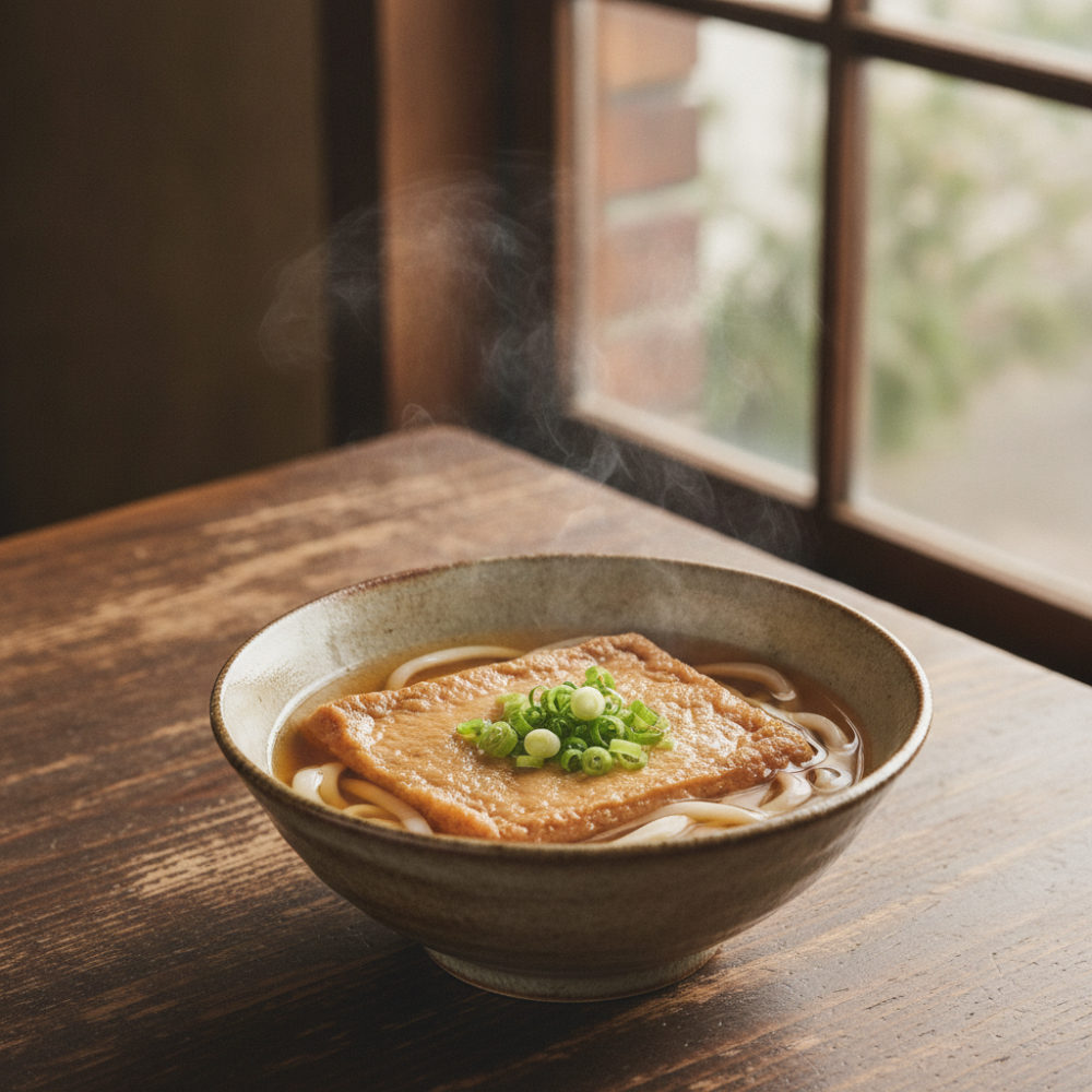 5分のきつねうどん