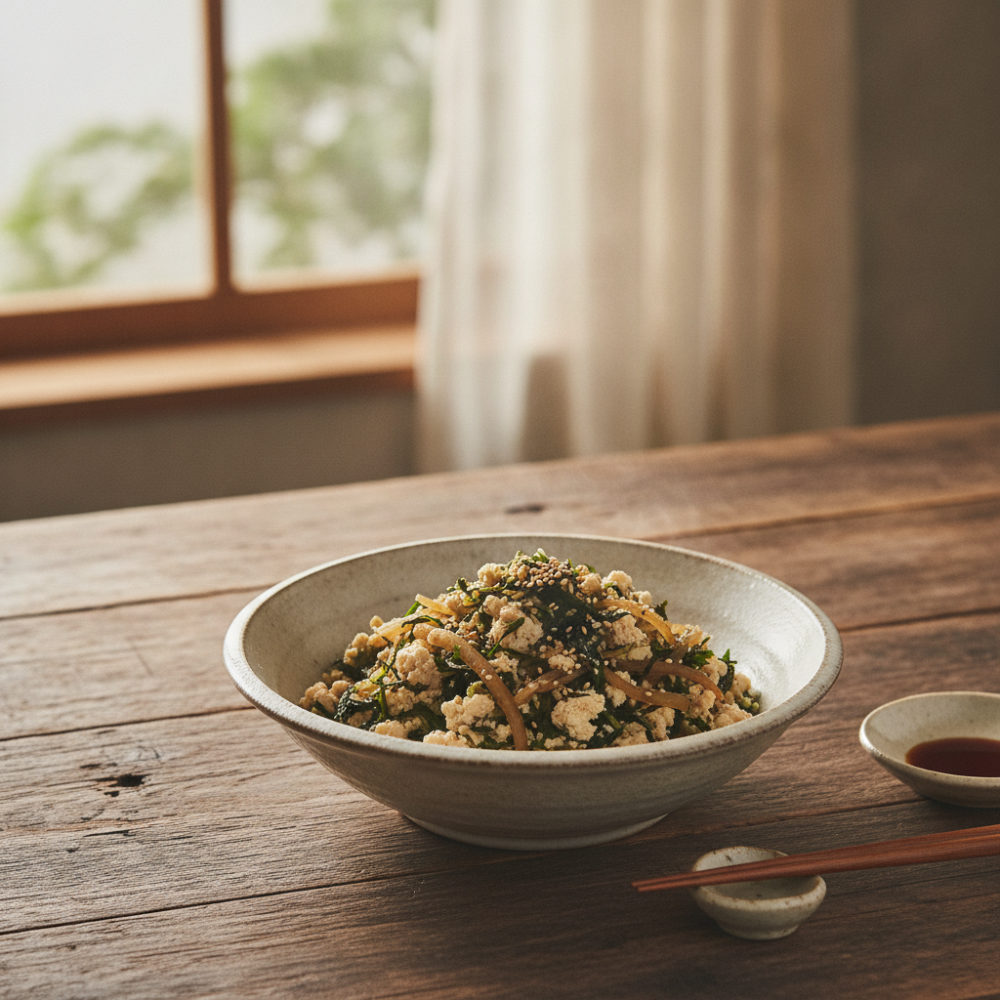 豆腐と乾物の10分副菜