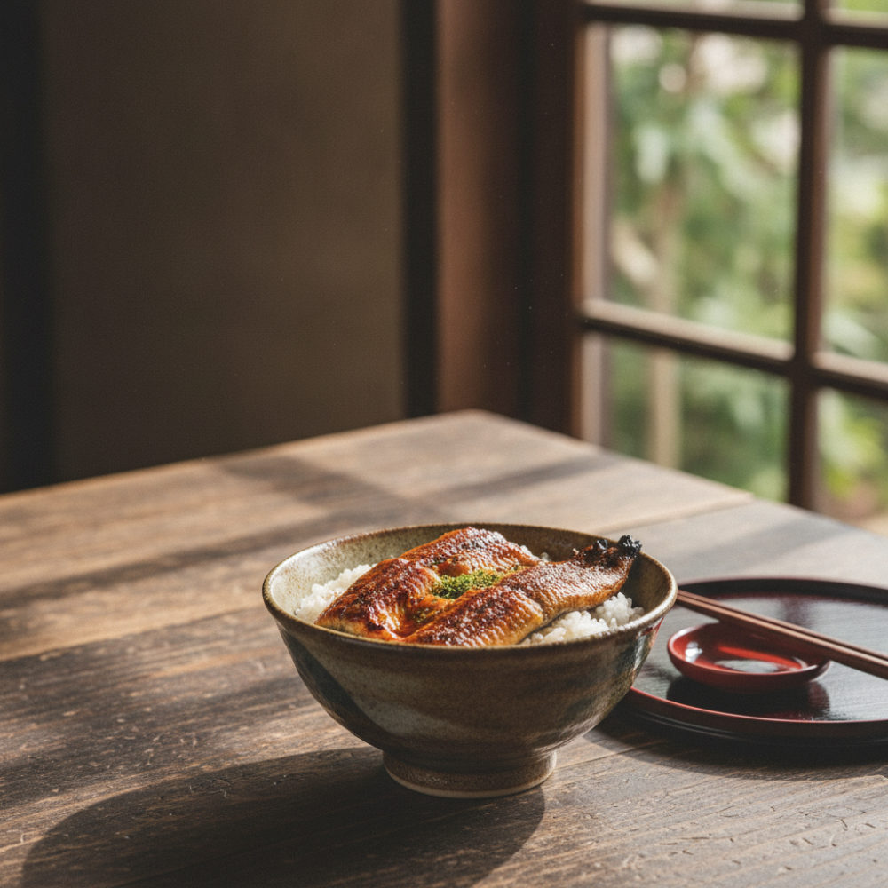 うなぎ蒲焼で、5分のうな丼