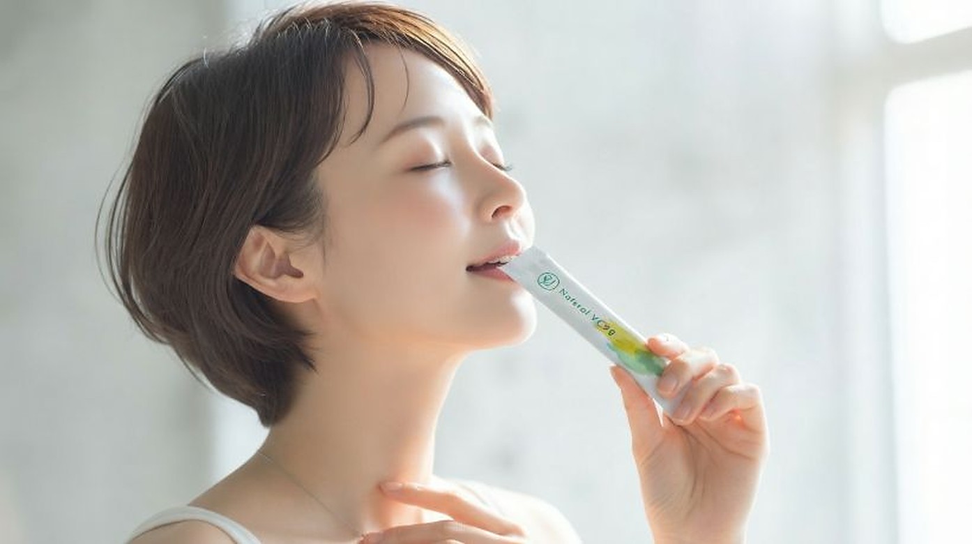 個包装のスティックをそのまま飲む