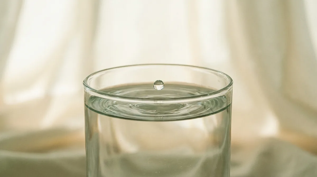 水にとける一滴