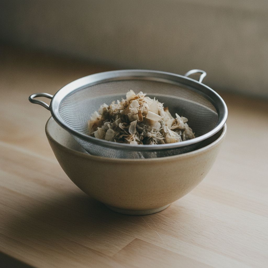 だしを取った後の鰹節（だしがら）