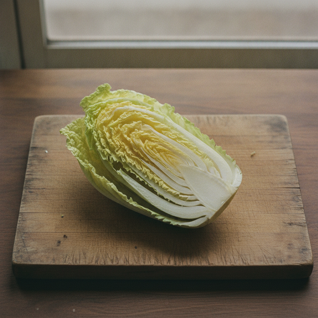 カットされた白菜