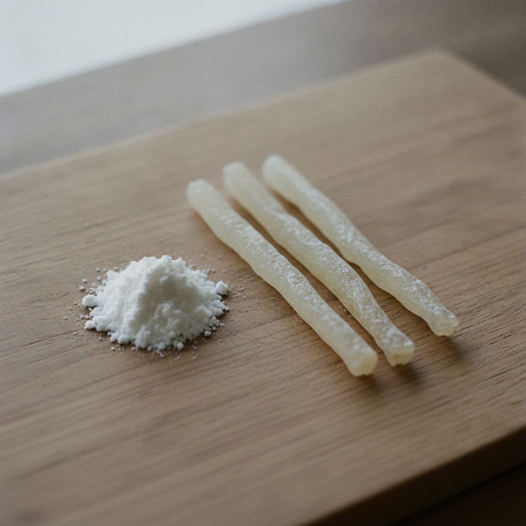 粉寒天と棒寒天