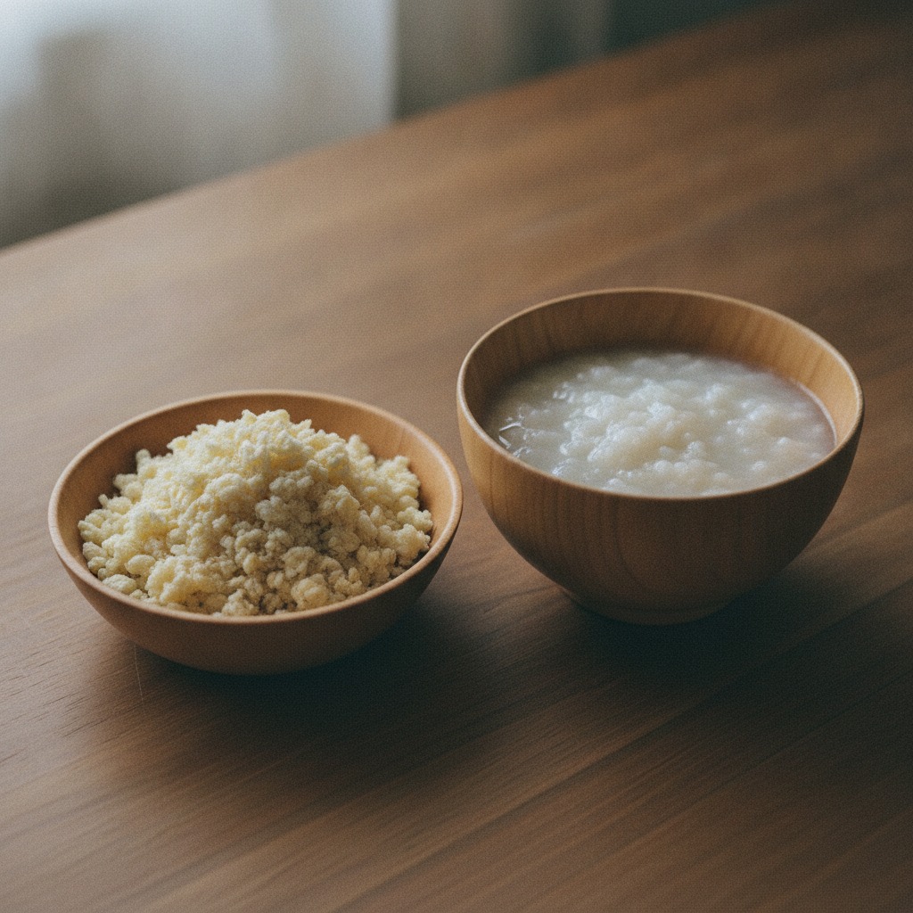 米麹とお粥
