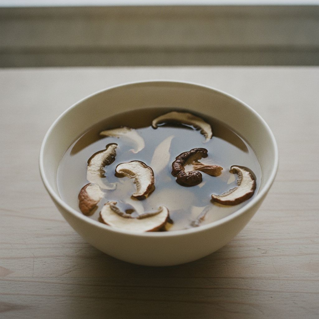 ポルチーニ茸を戻す