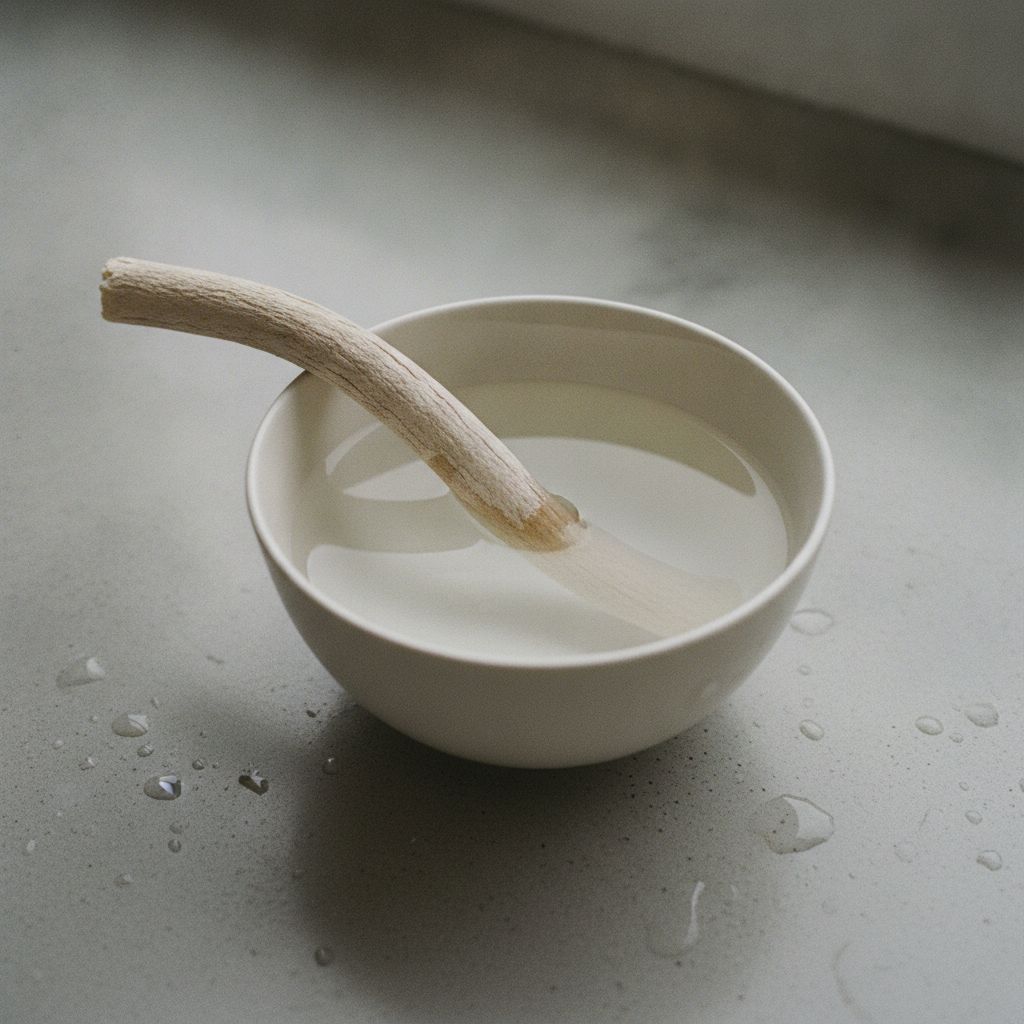 棒寒天を水で戻す